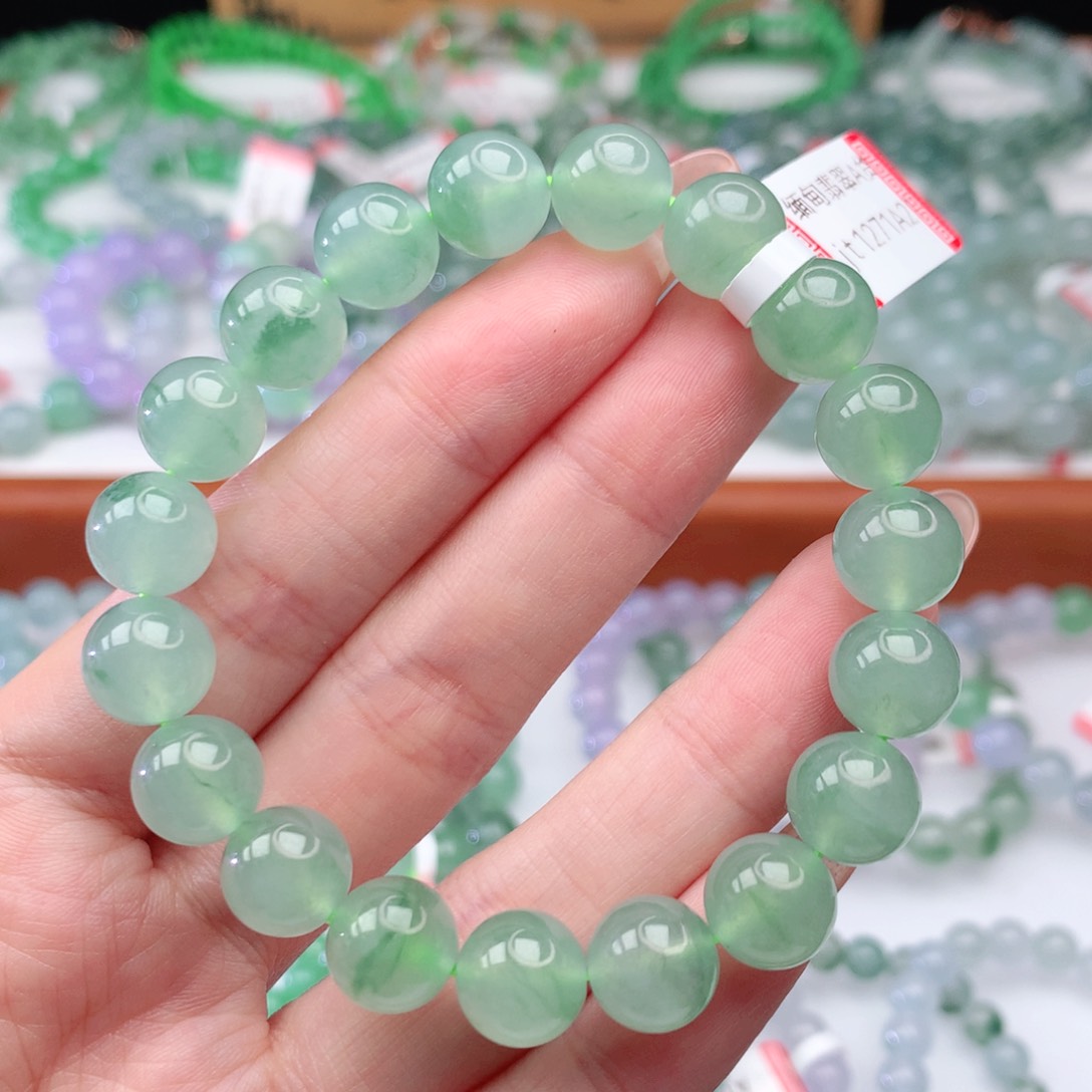 翡翠手链未镶嵌翡翠10mm