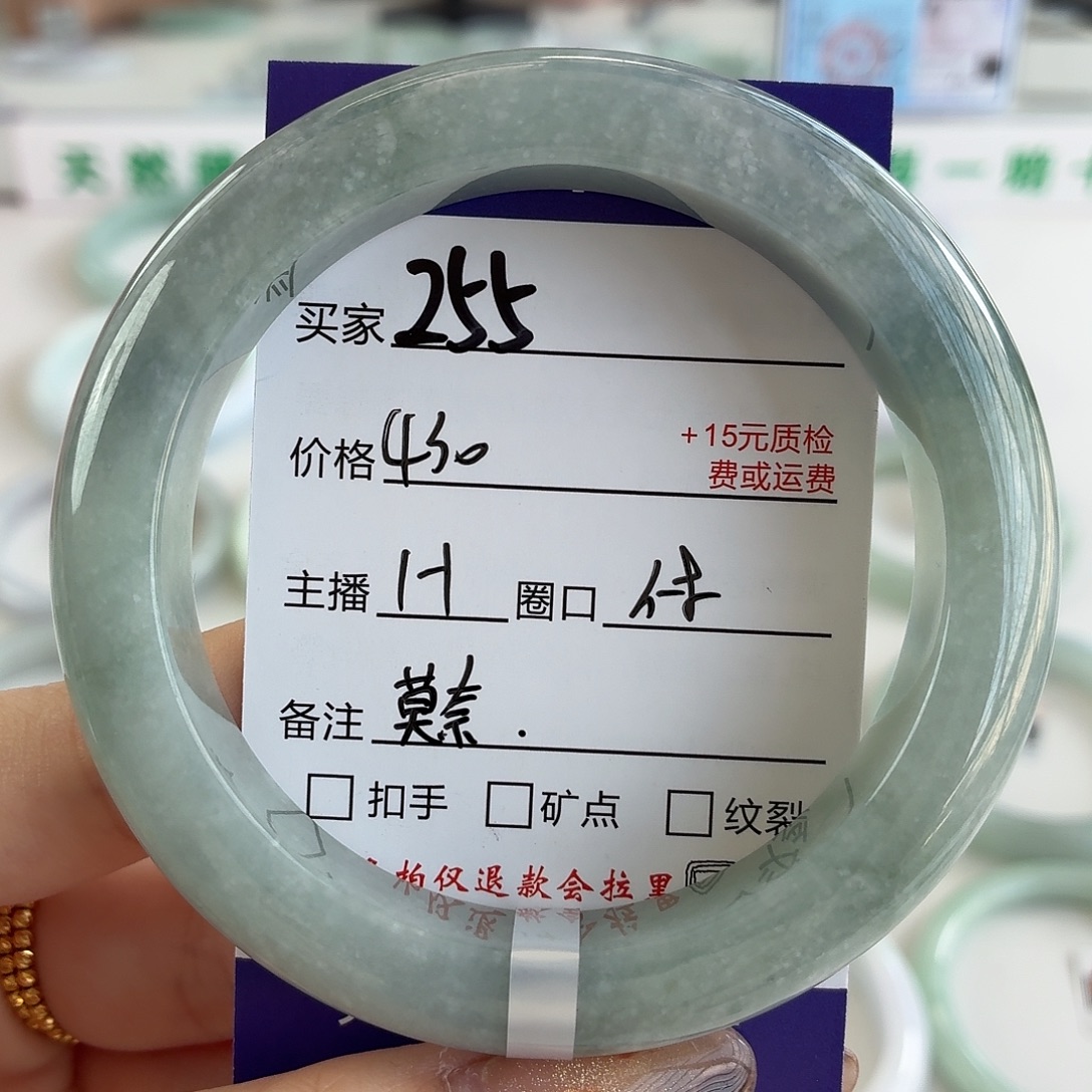 翡翠未镶嵌手镯58