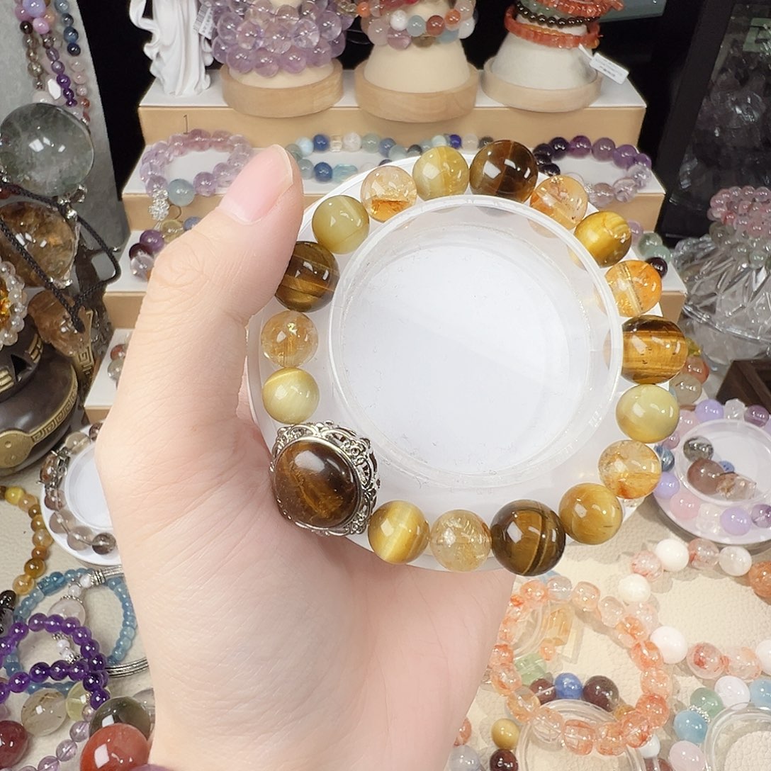 手串未镶嵌水晶金霸 