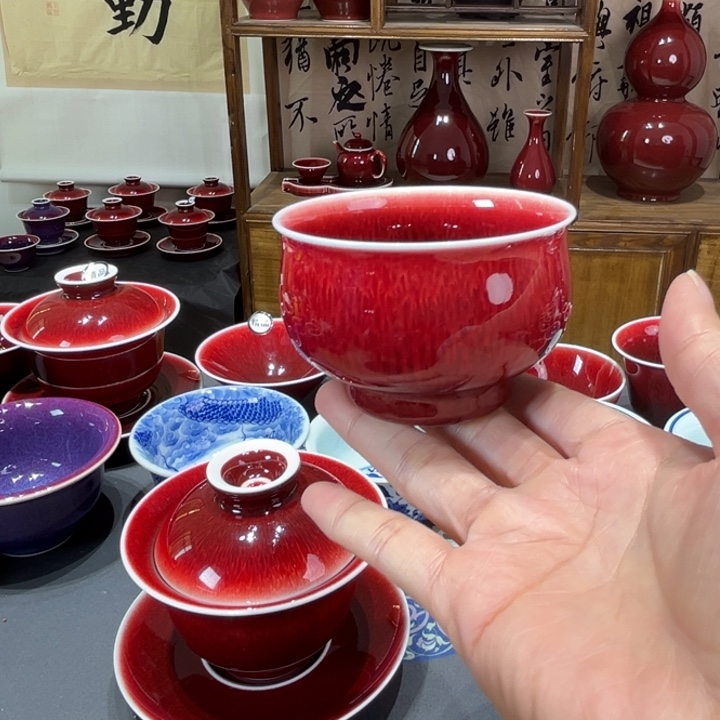 景德镇浅行窑儒士杯