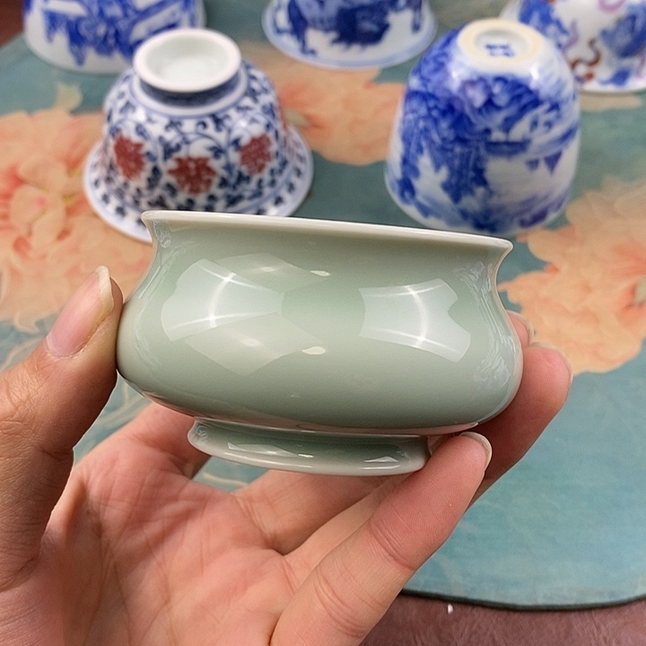 杯现代景德镇全手工全手绘茶具168888