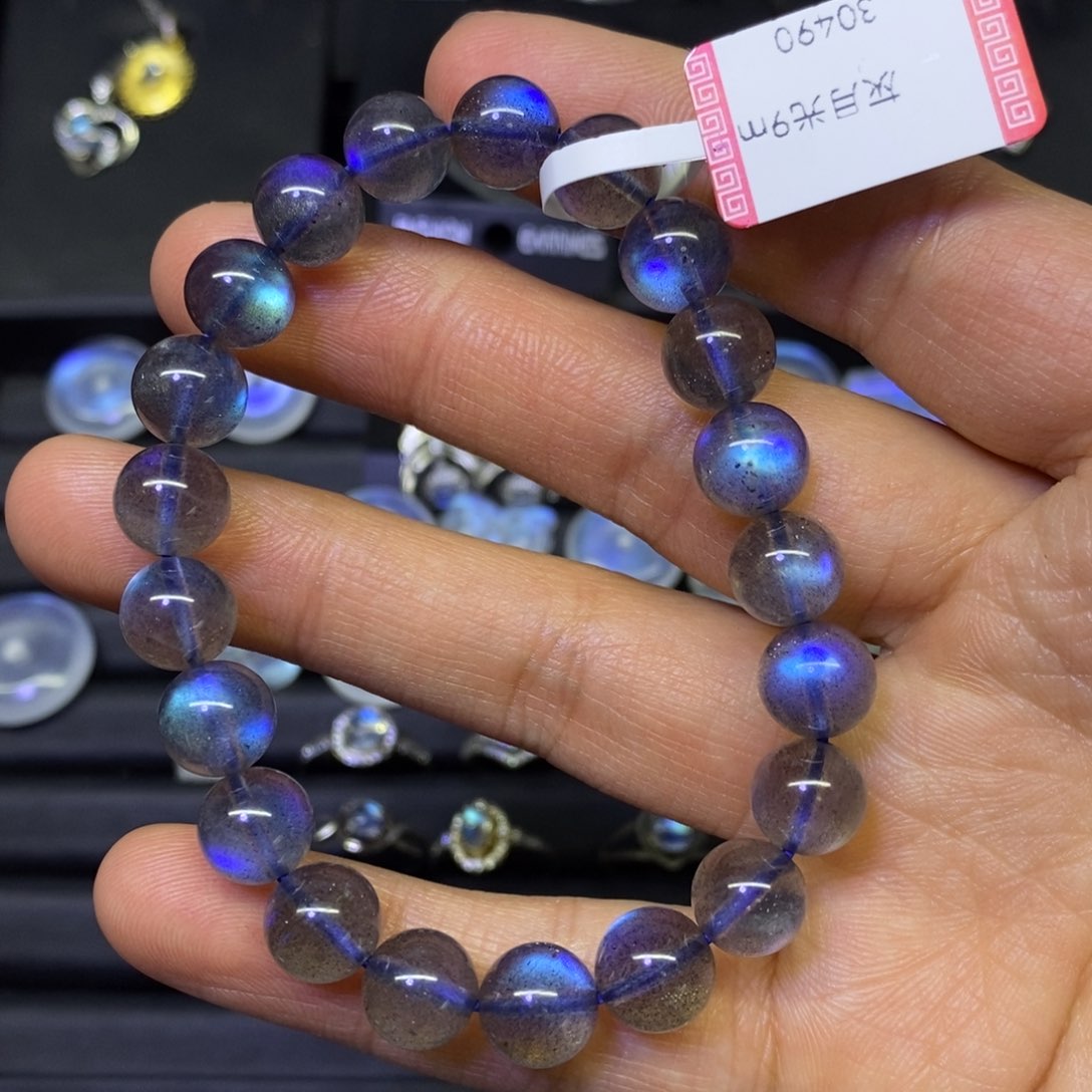 拉长石手链未镶嵌9