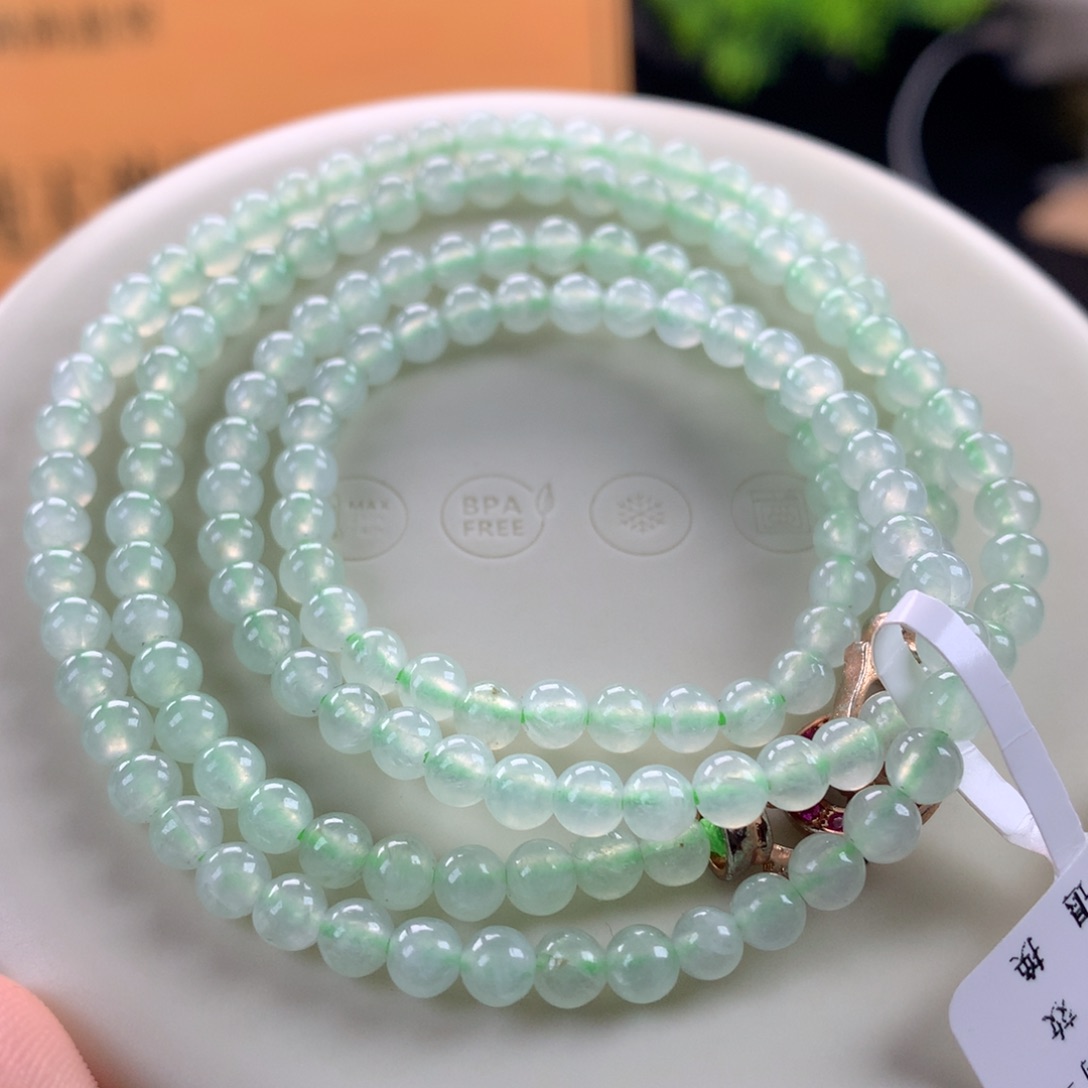 翡翠未镶嵌手链卡4