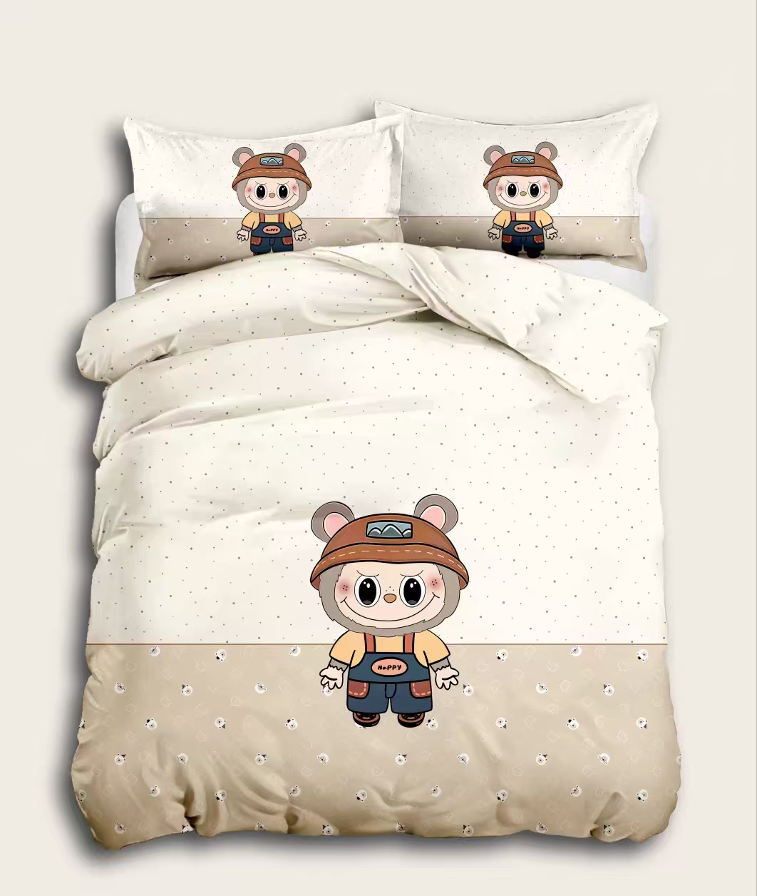 【拉布布】120*150加厚豆豆被春秋被冬被可机洗