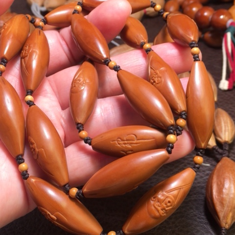 橄榄核手串/手链花***牛橄榄核