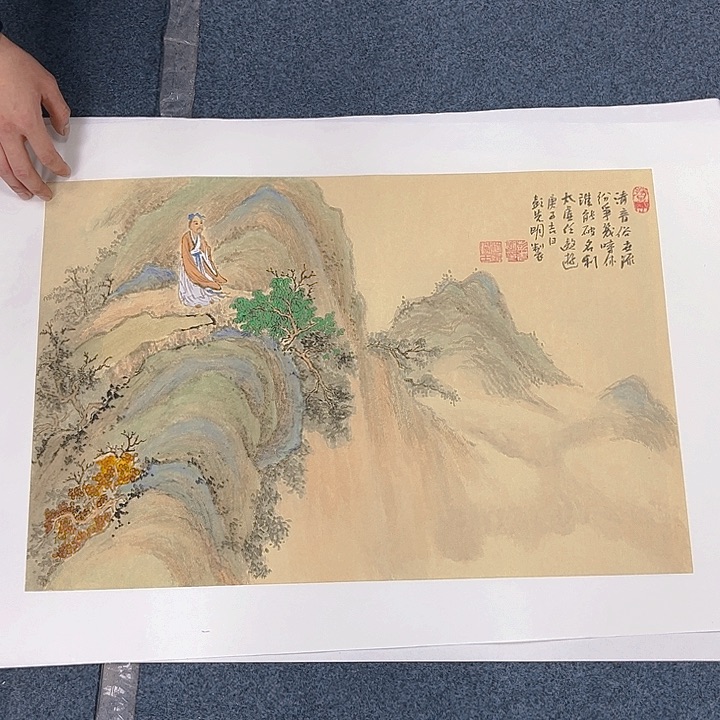 国画纯手绘字画宣纸