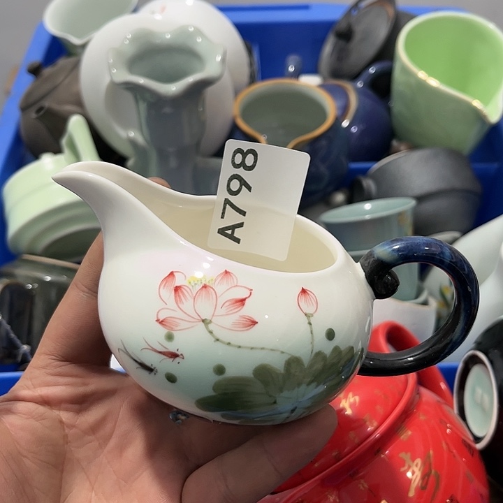 茶具默认微瑕瓷器、茶具、壶、摆件，介意勿拍 