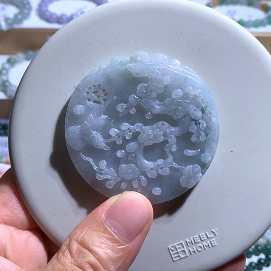 翡翠未镶嵌颈饰17