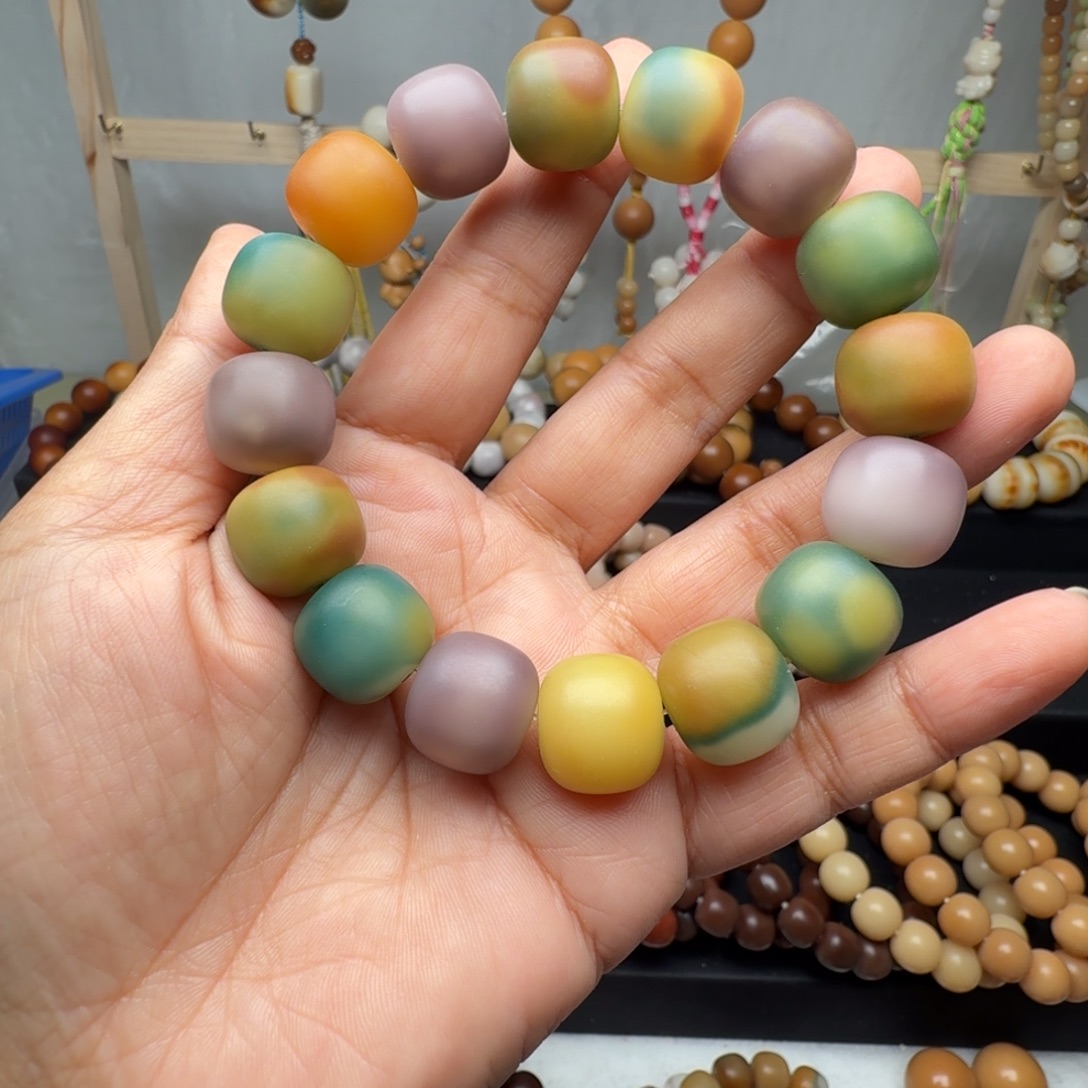 茱***茱手串菩提根/象牙果卡15干磨