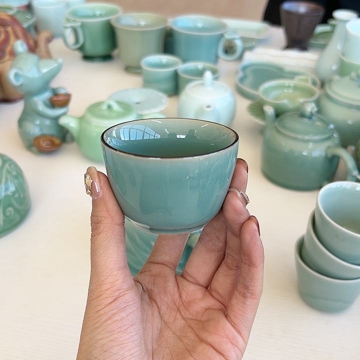 小米茶器龙泉青瓷