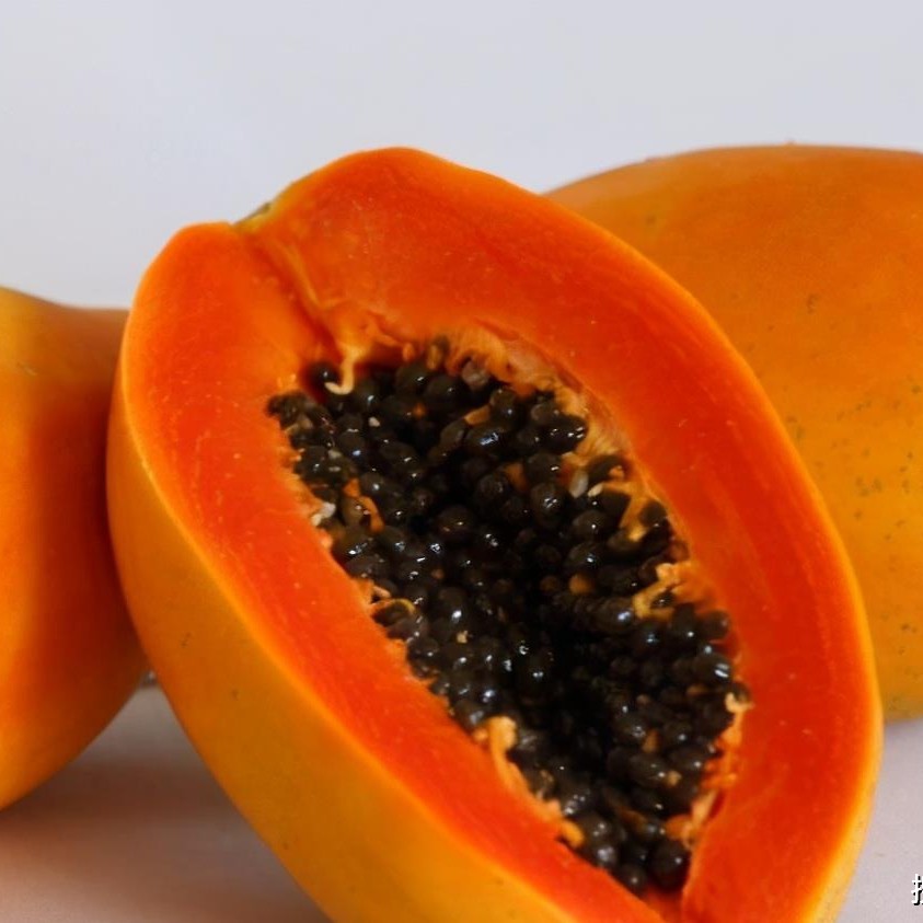 海南树熟红心木瓜带箱5.5斤左右