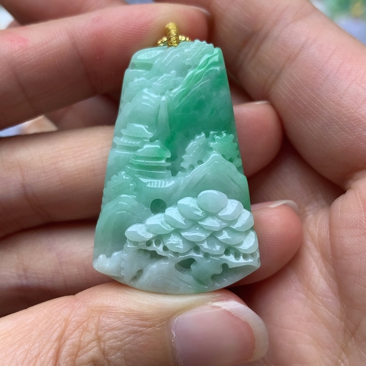 颈饰未镶嵌翡翠翡翠