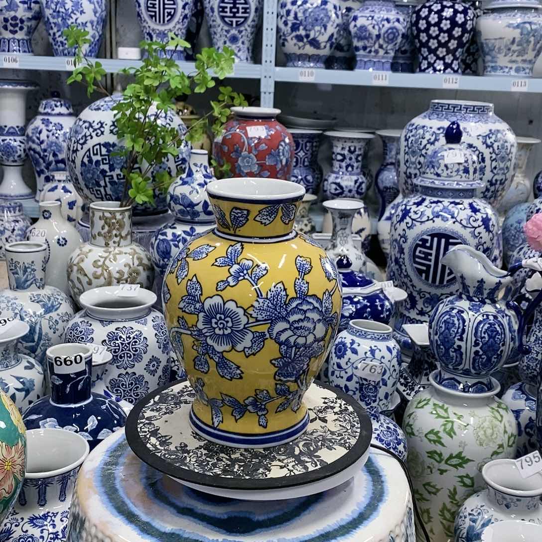 【闪购商品】摆件牡丹花花瓶瓷器…………………………