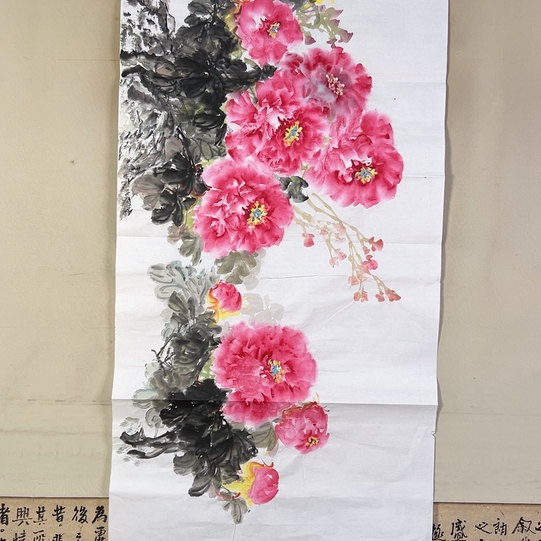 国画122 花鸟在此鸣叫时还要一