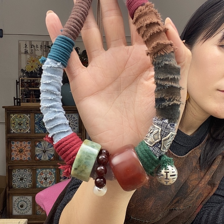 玛瑙/玉髓项链未镶嵌项链