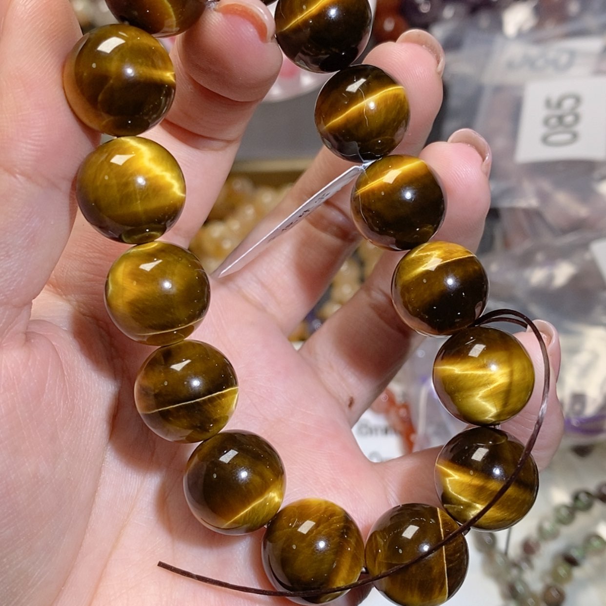 【闪购商品】水晶手链未镶嵌黄虎038