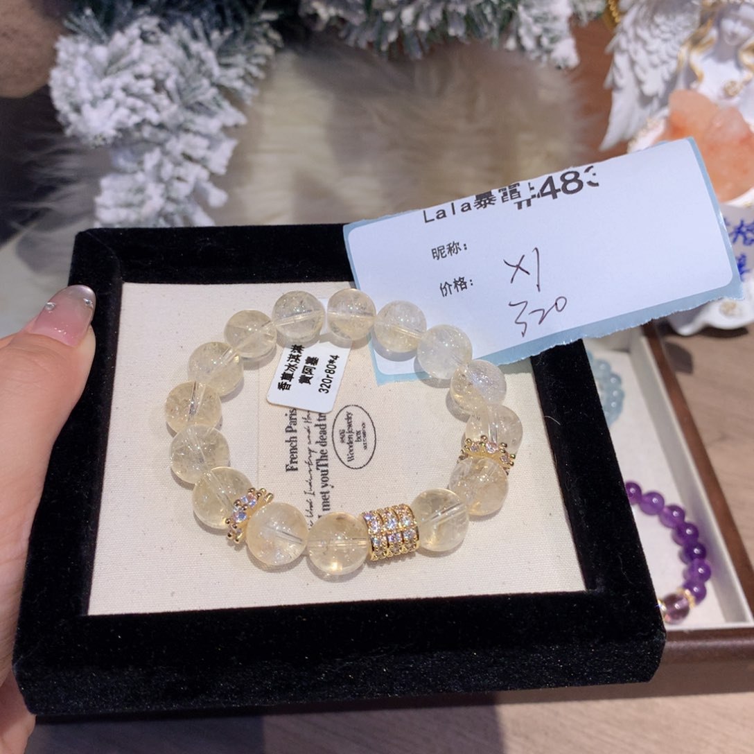 水晶手串未镶嵌麻***o483号