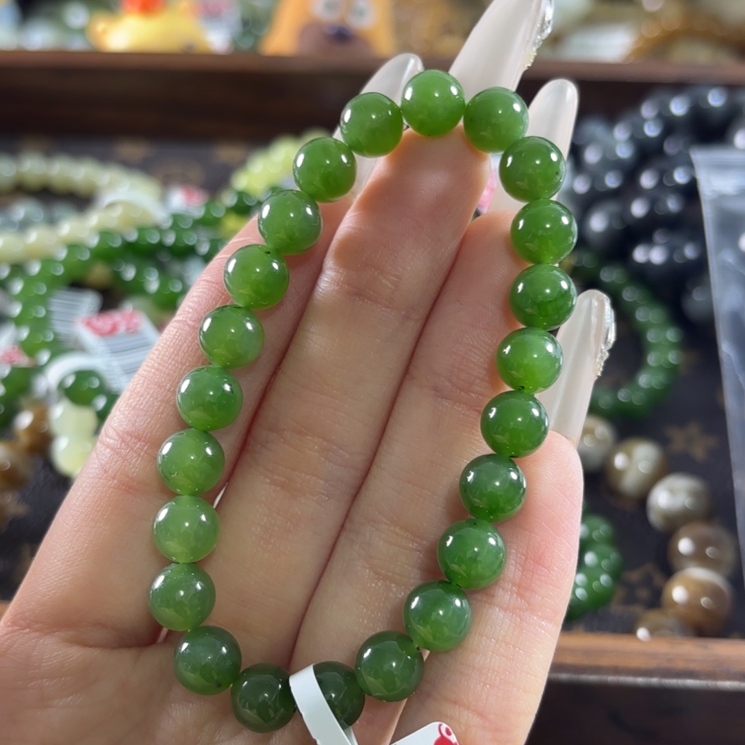 和田玉未镶嵌手链159