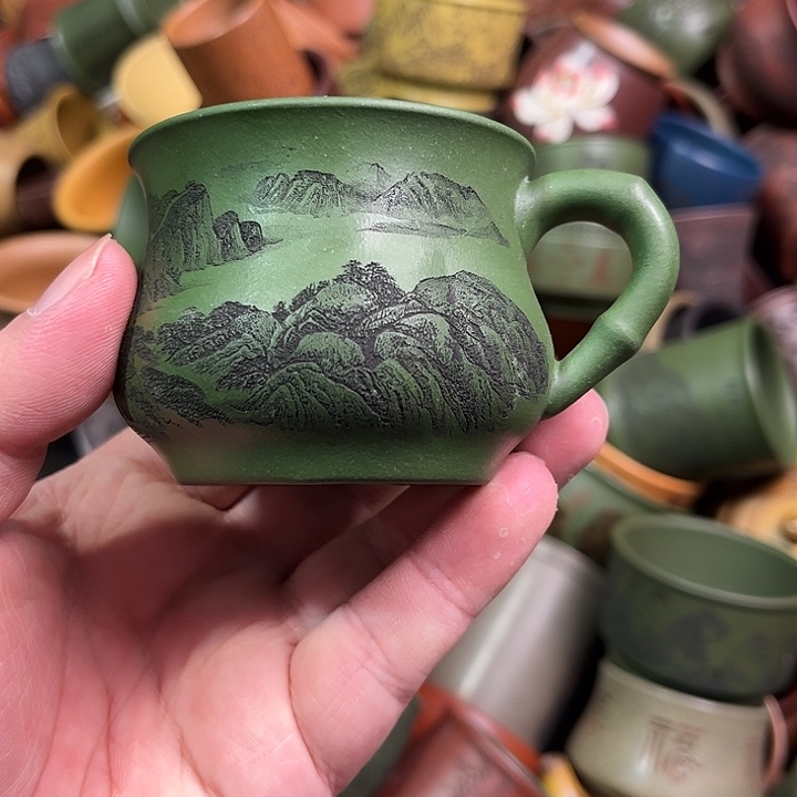 紫砂茶杯全手工紫砂主人杯