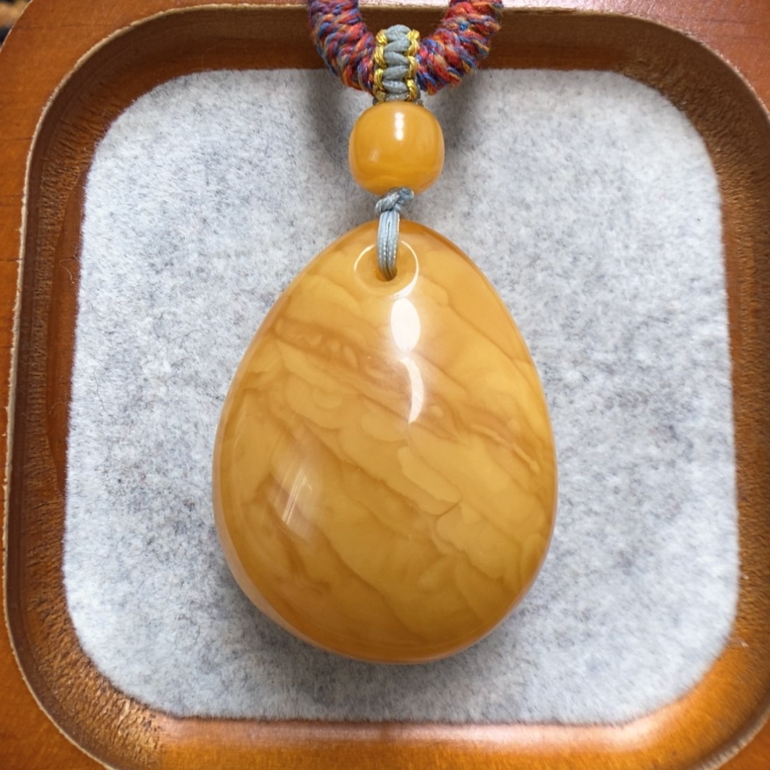 蜜蜡项链未镶嵌蜜蜡吊坠