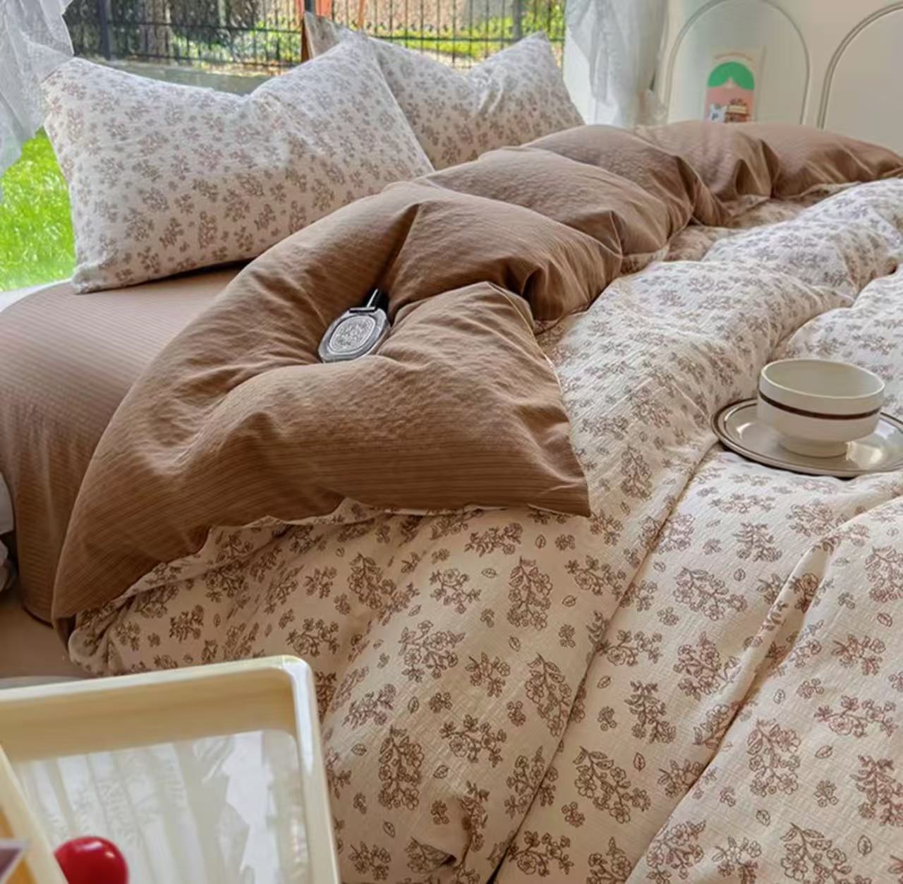 【春日家纺】亲肤柔软四件套小清新