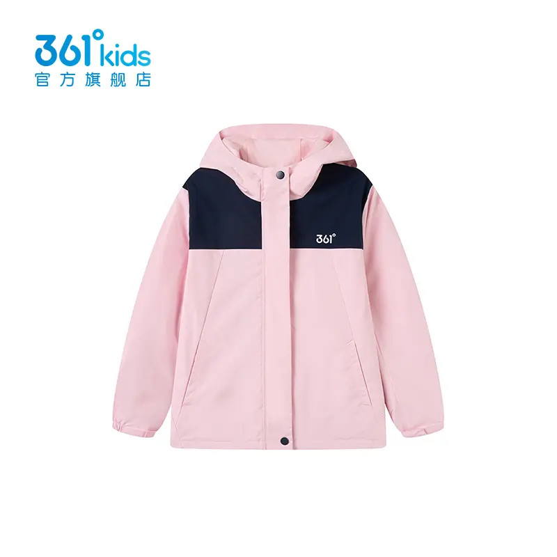 361°kids【商场同款】童装女童梭织薄外套2025年秋季新款中大童外套