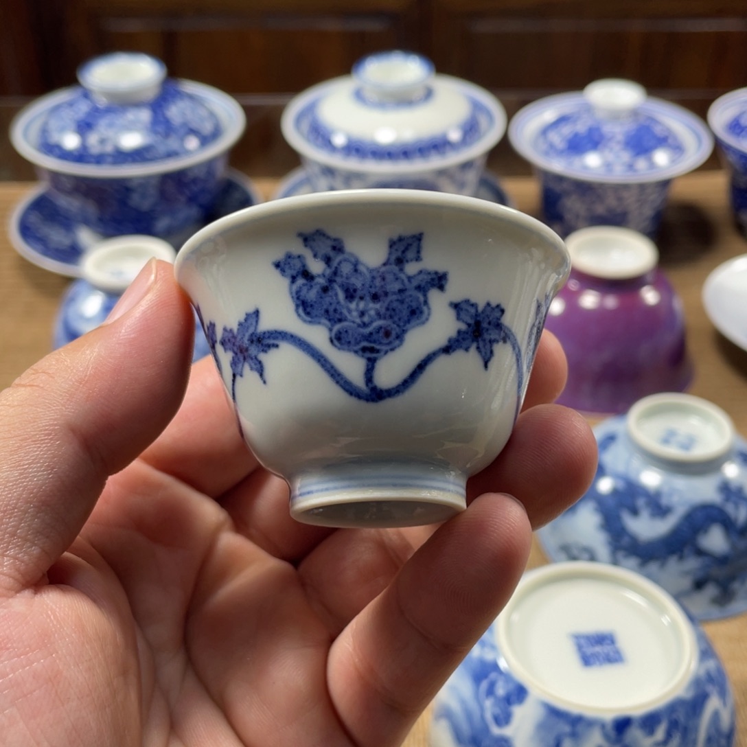 至善雅器秋葵小撇口杯