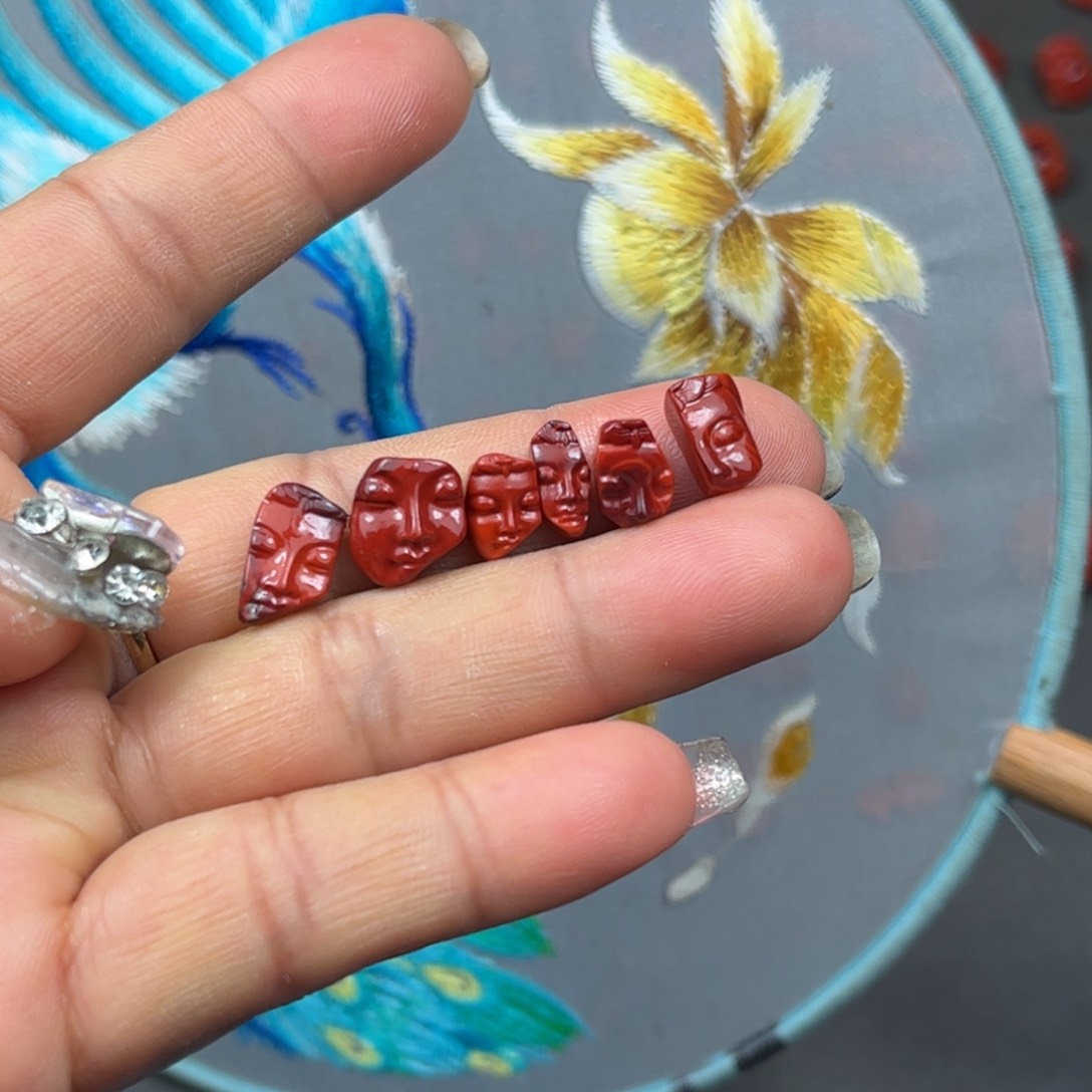 南红玛瑙未镶嵌吊坠(不含链)