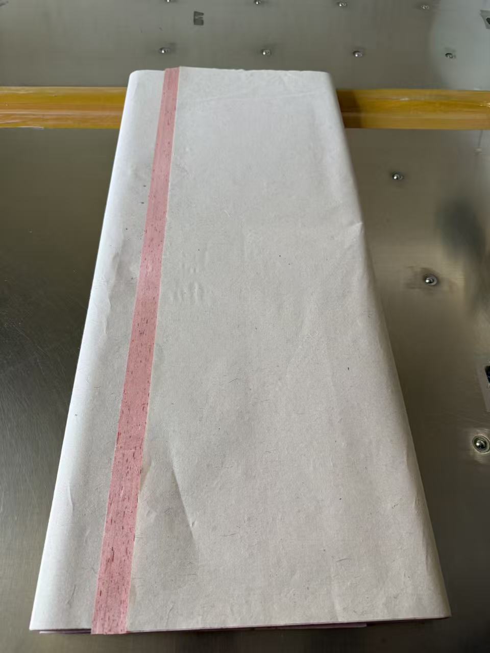 瑶兰轩纯手工桃花银箔檀皮宣半生熟书法专用