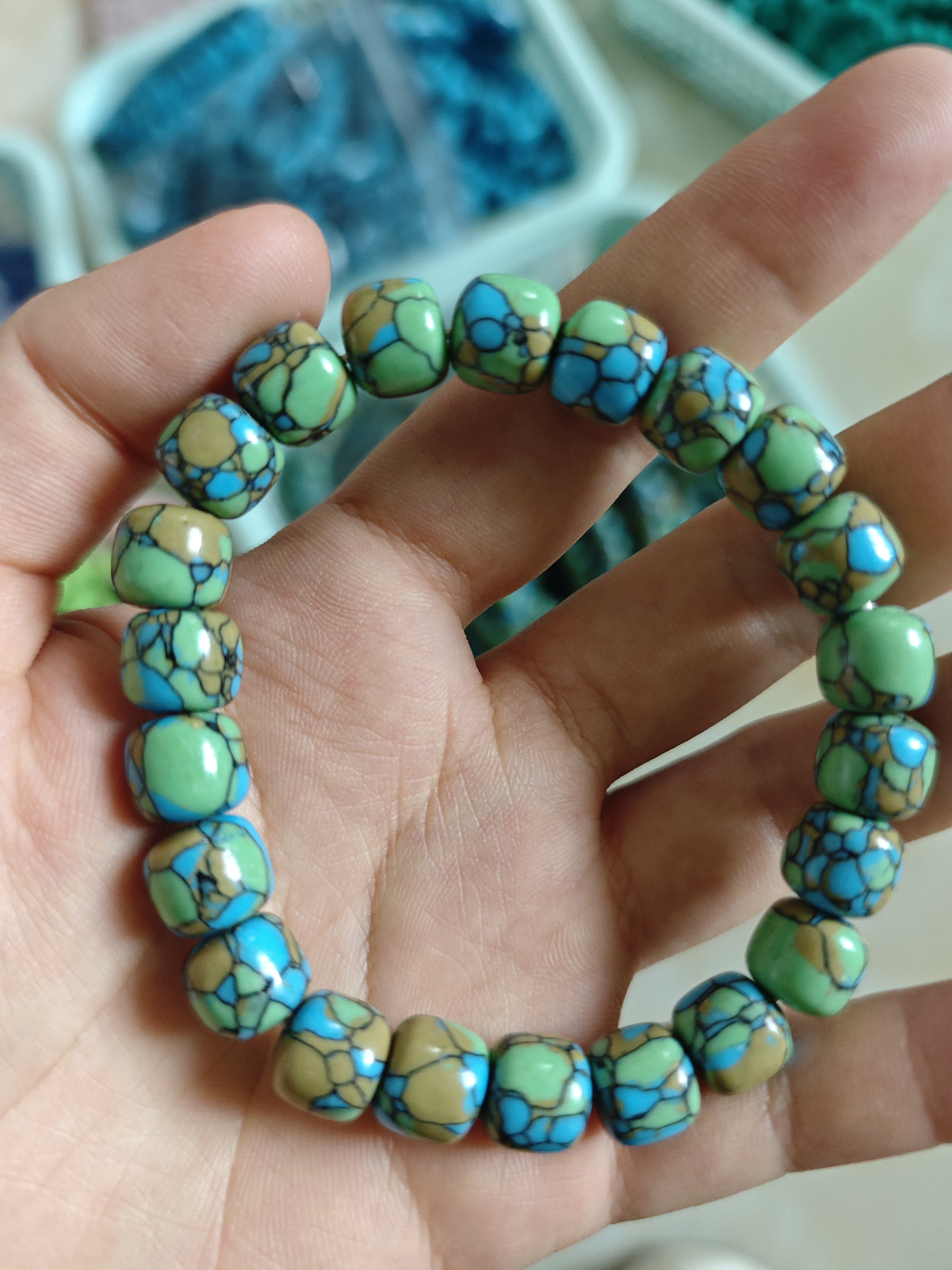 Q48唐三彩老型10mm