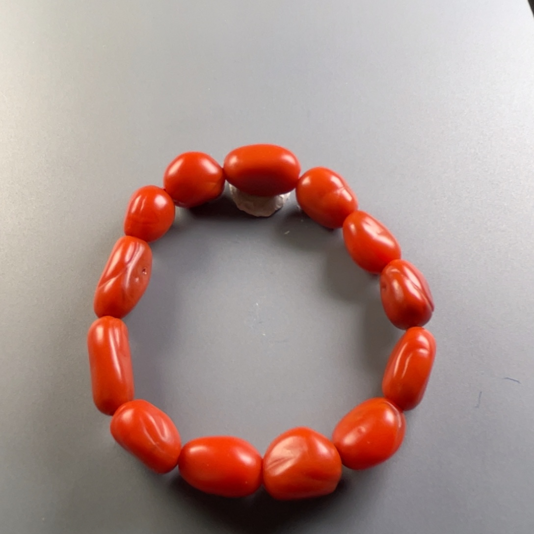 南红玛瑙天然原矿杨柳阿东寨老南红随形单圈未镶嵌铁**心