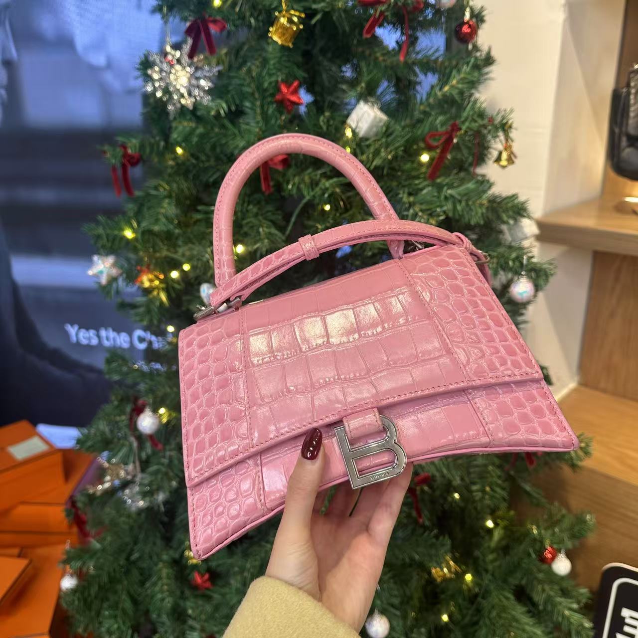 99新 Balenciaga/巴黎世家 飞小雨Fisoy/ 粉色S码沙漏