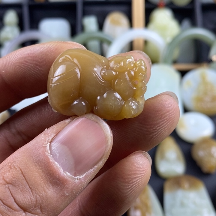 和田玉挂件未镶嵌