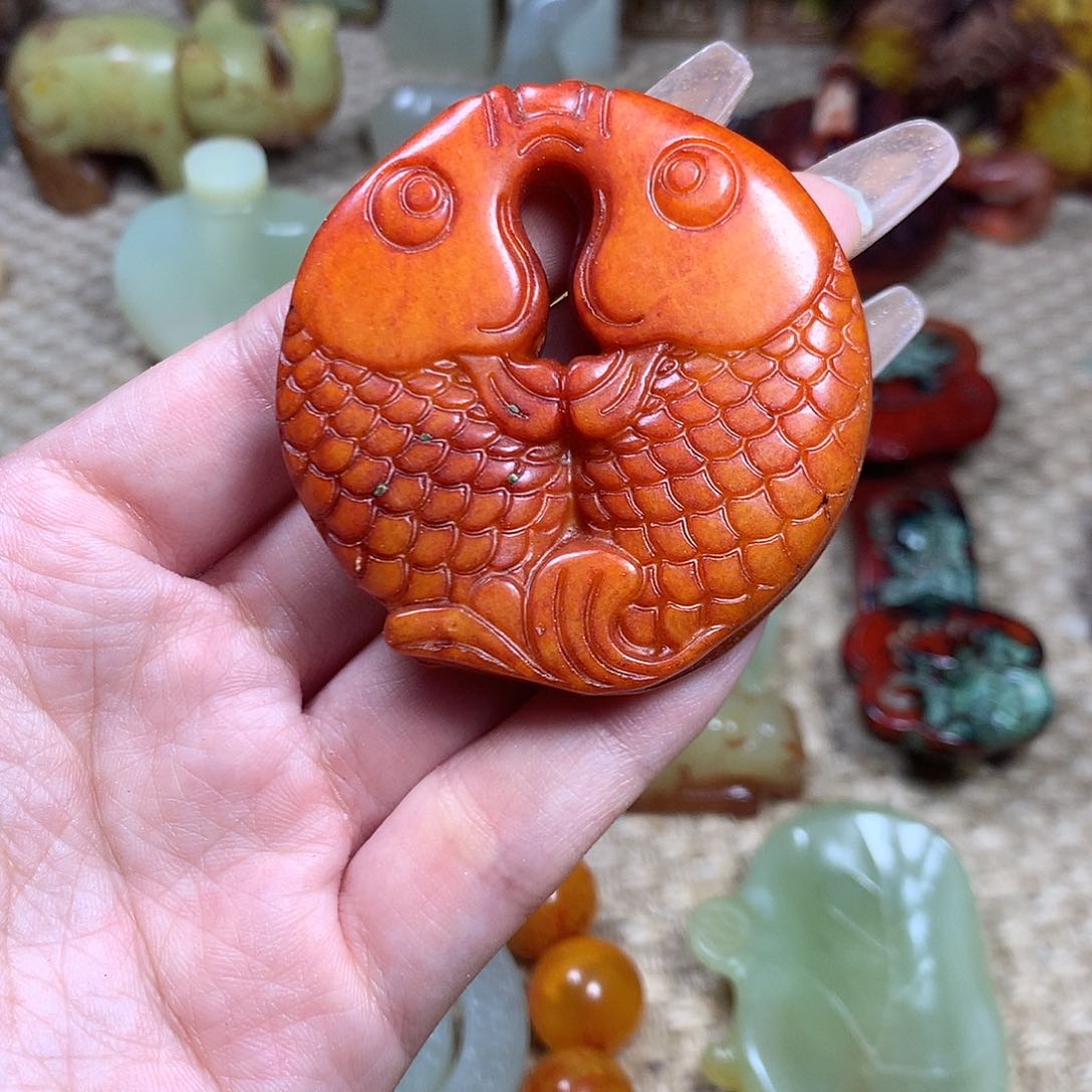 白玉菩提吊坠挂件