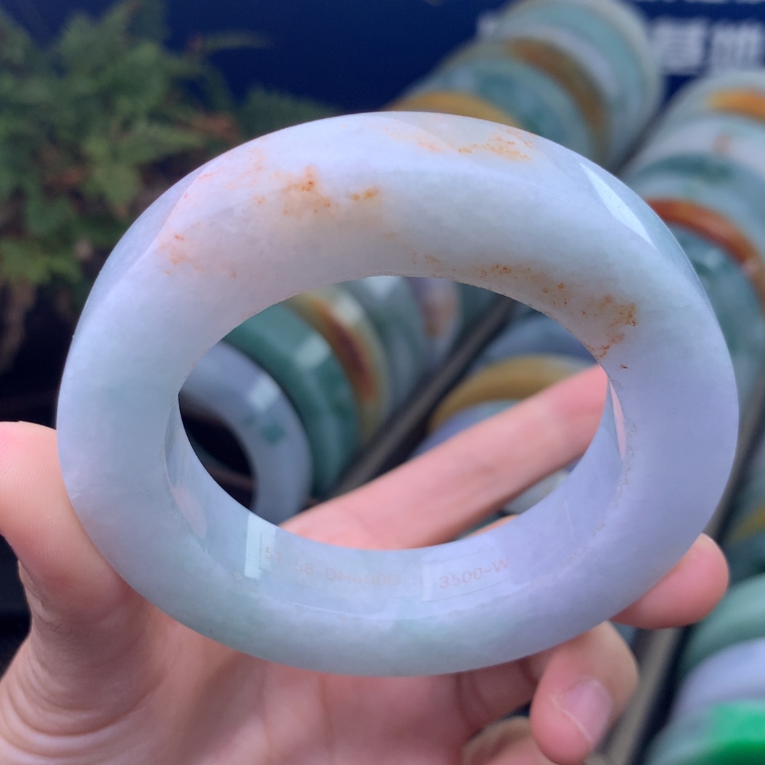 定制翡翠未镶嵌手镯定制不退不换51-58