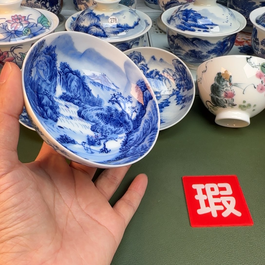 陶纯手工纯手绘茶具225