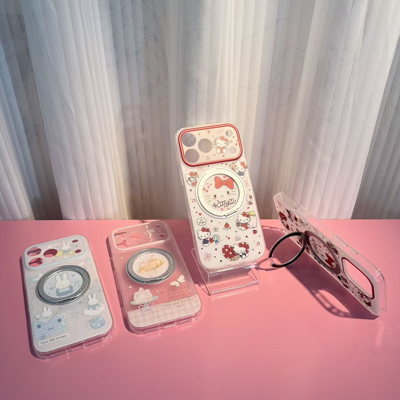 『360°旋转支点壳 磨砂双层MID 』适用于苹果15/16/17PM 手机壳 