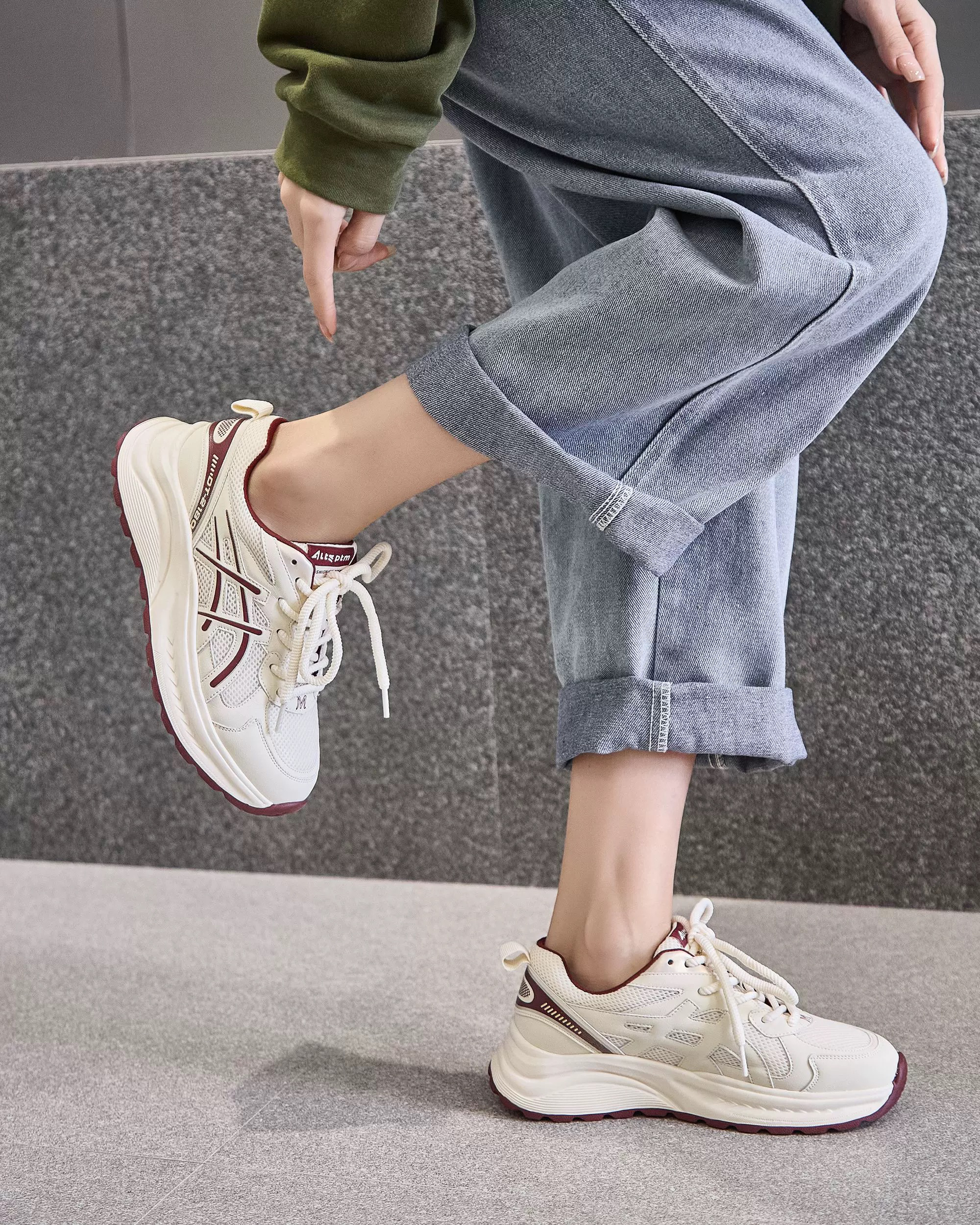 特大码女鞋(40-43)2025新品ins潮鞋网面透气时尚百搭鞋17821