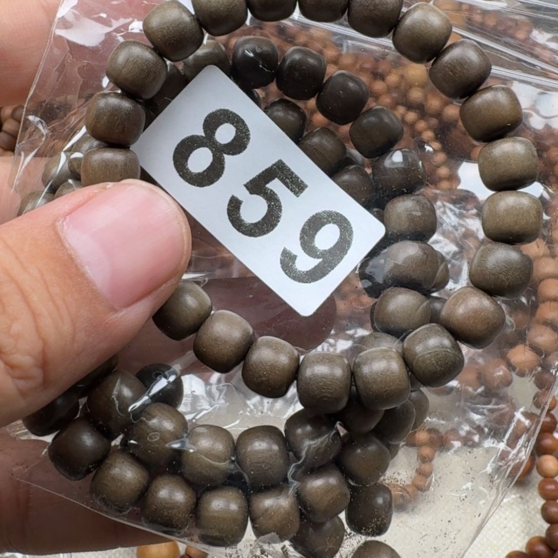 檀香木手串/手链阴沉老山8×9