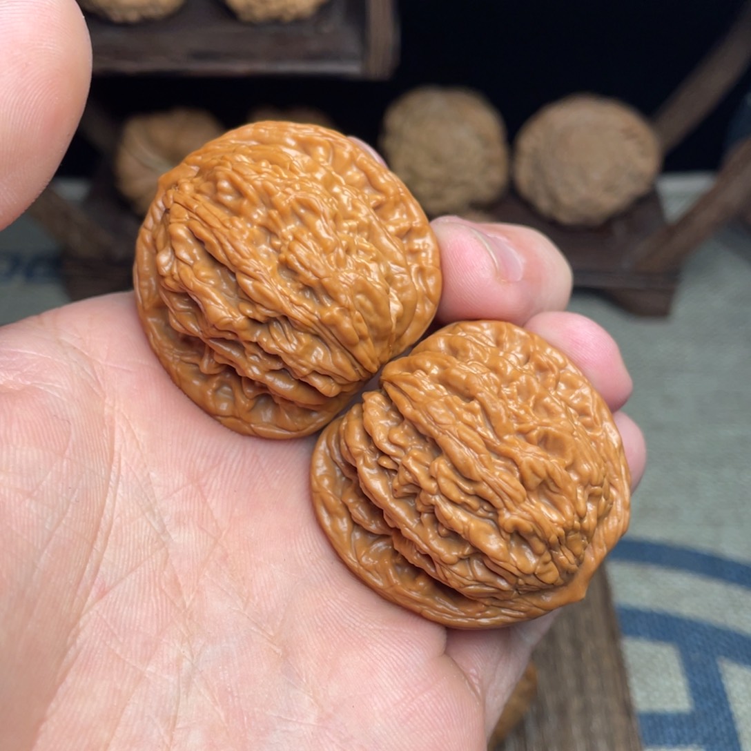 文玩核桃把件乐*40毕业老树高货虎头