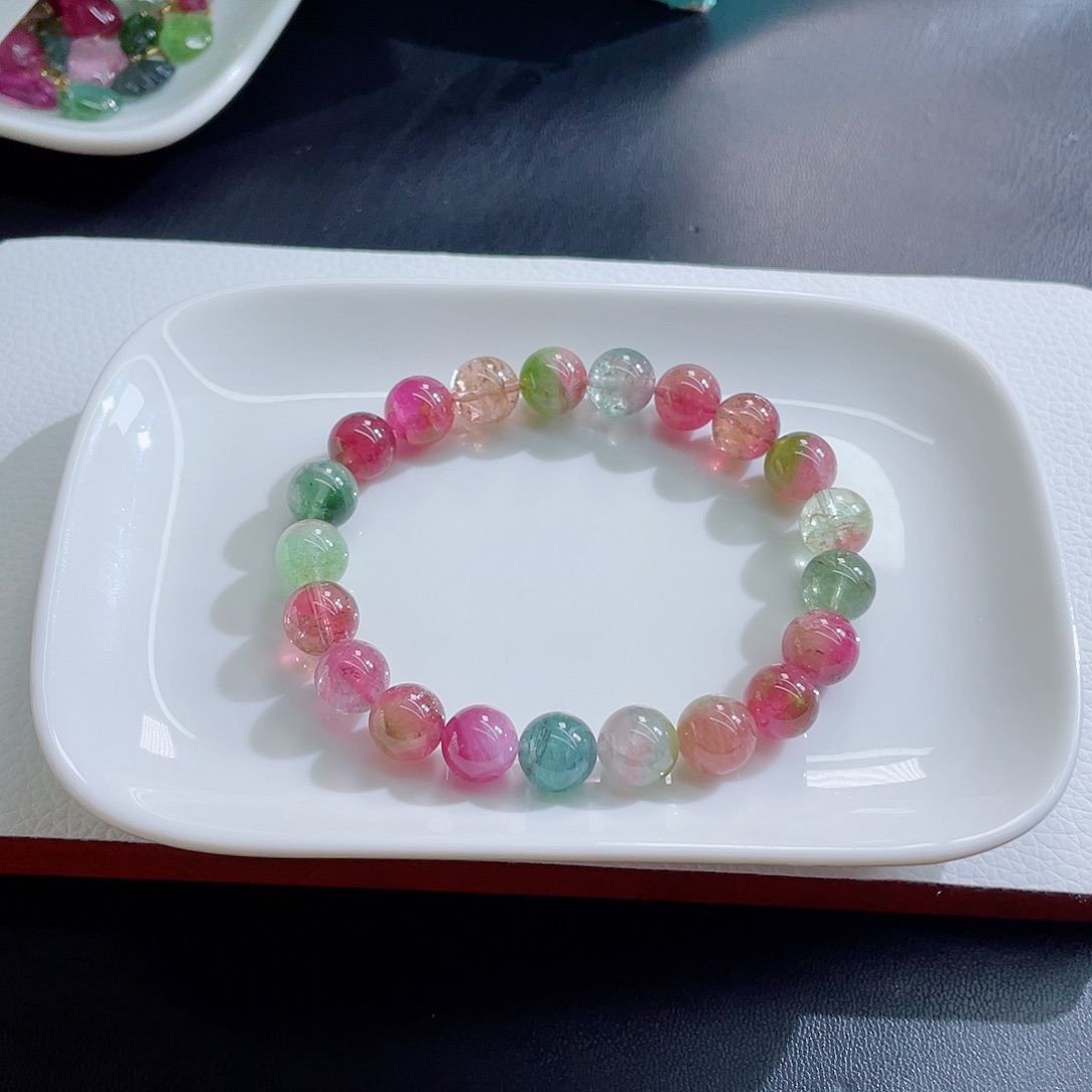 手链未镶嵌碧玺9.7mm左右