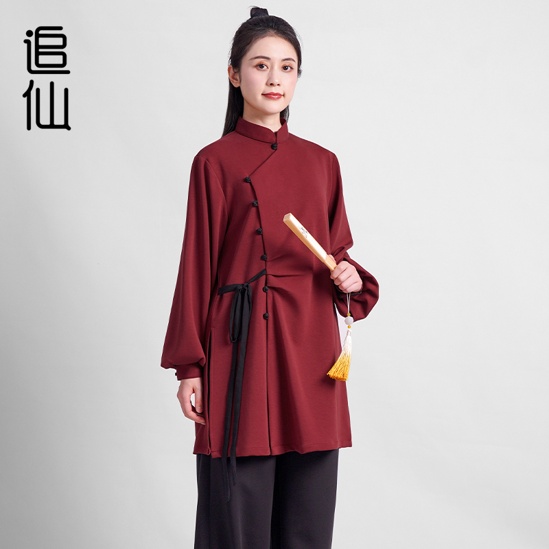 追仙新款秋冬原创天丝棉太极服国风练功太极拳武术表演团体套装