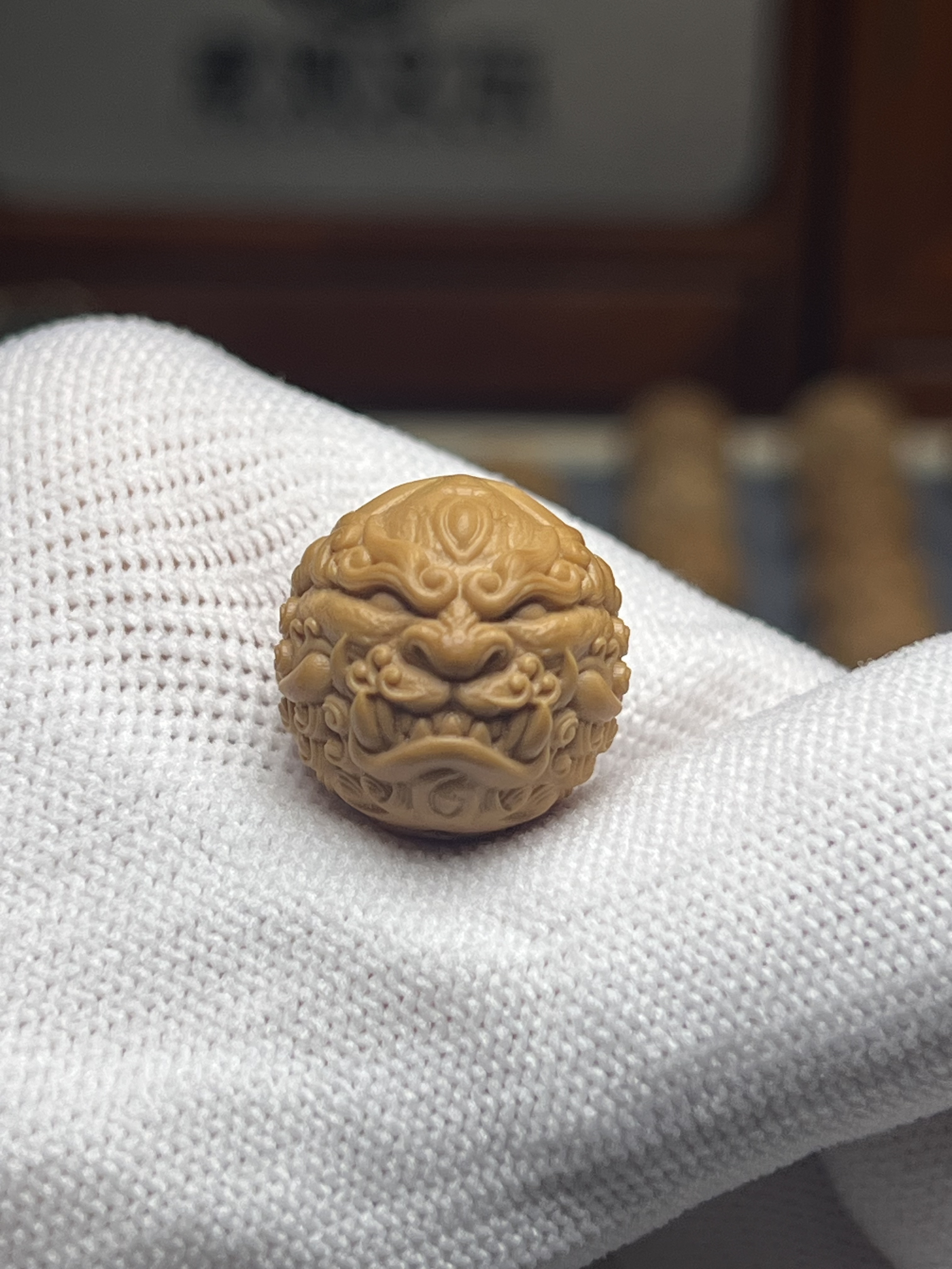 16-18左右尺寸唐狮猴头核桃（全品有正常封口线）