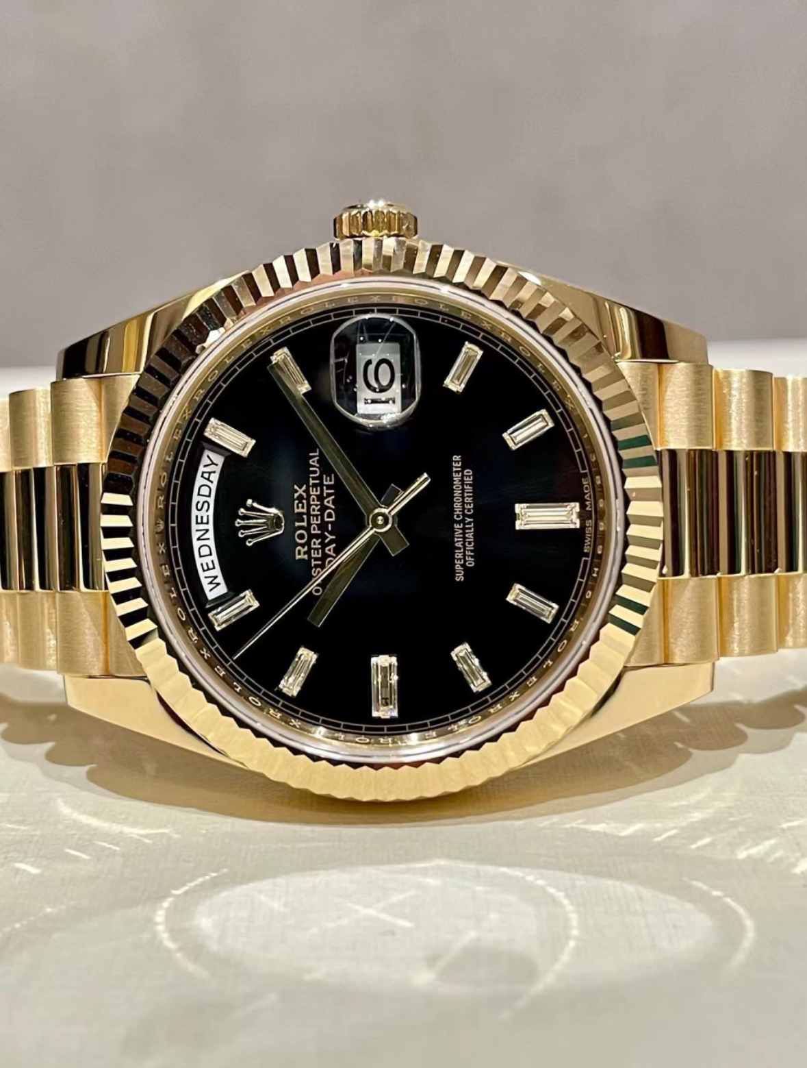 99新 Rolex/劳力士 劳力士228238黑冰糖22年国行双牌全长已查码
