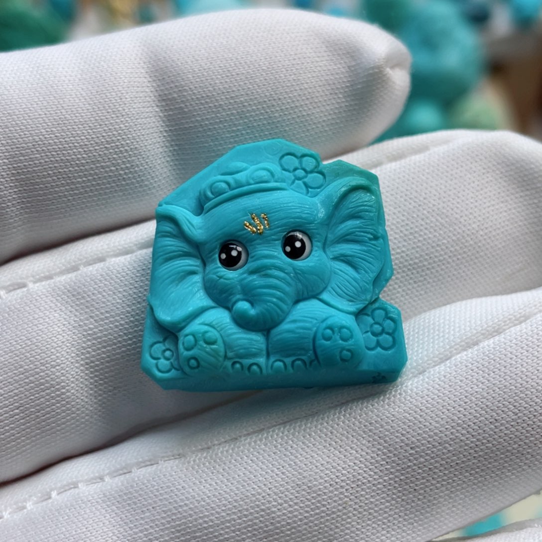 绿松石珠宝奇石未镶嵌