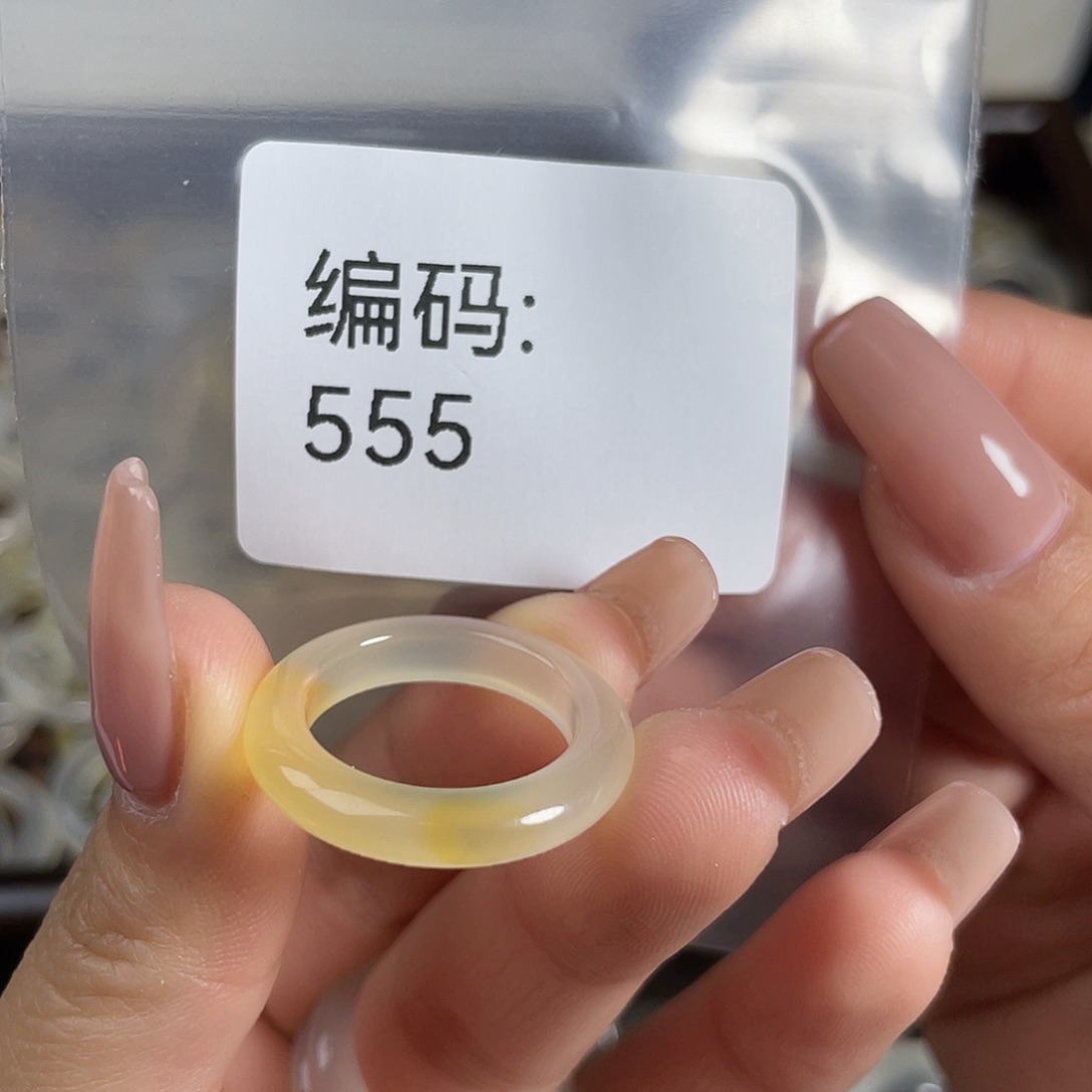 玛瑙/玉髓未镶嵌戒指555港15