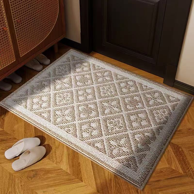 华尔兹入户地垫丙纶机织防滑蹭泥沙高端进门（咖色）