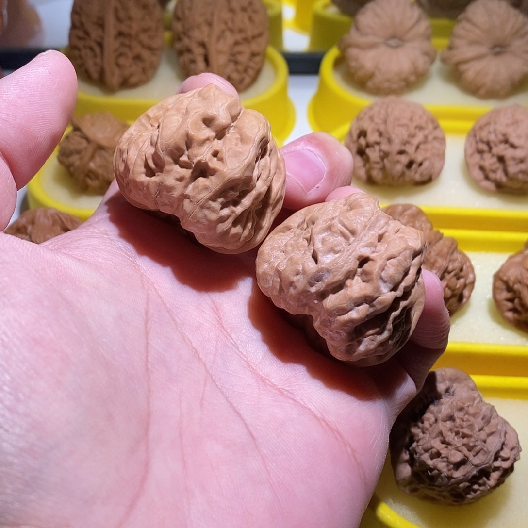 文玩核桃把件40蛤蟆头