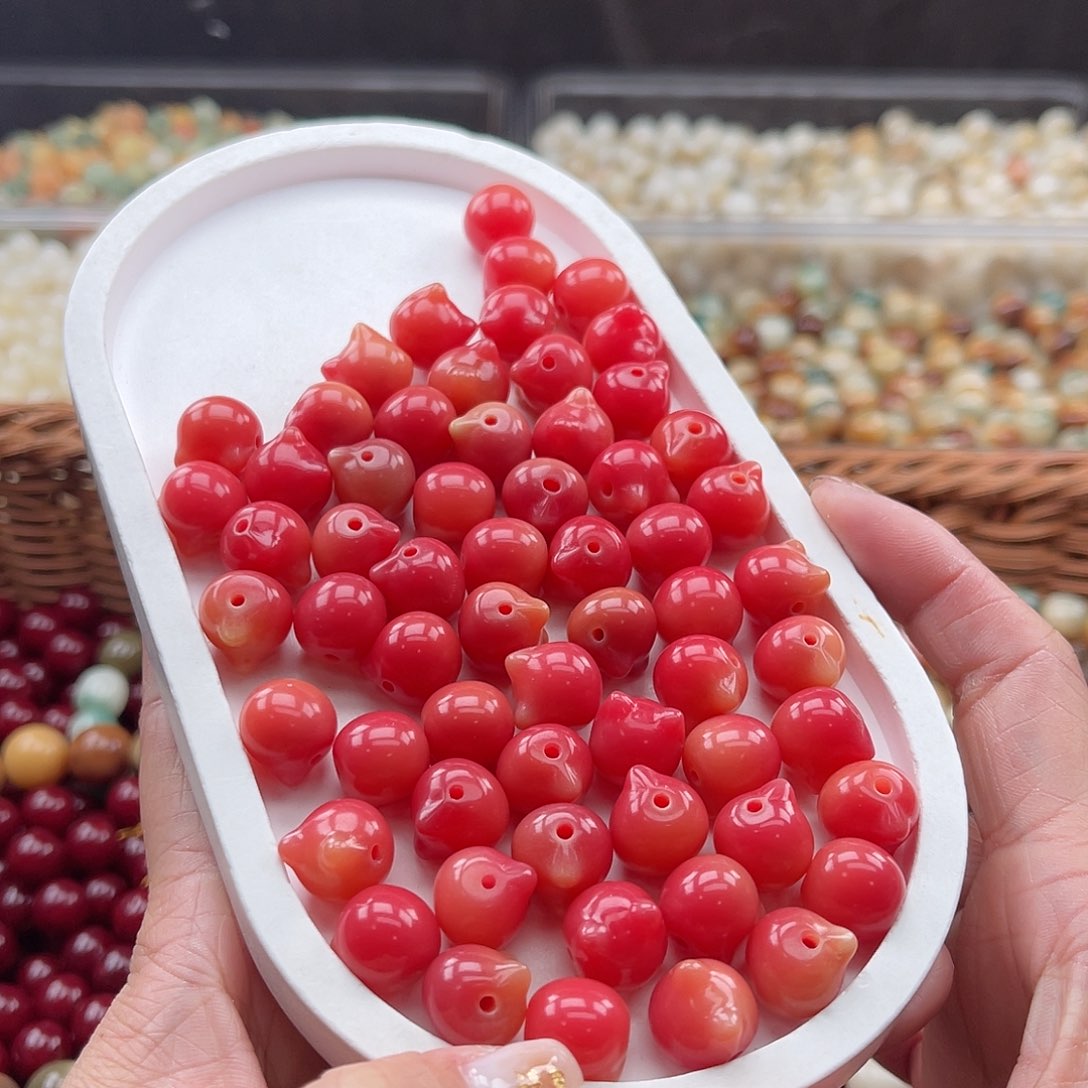 白玉菩提吊坠C/12mm/20+2颗