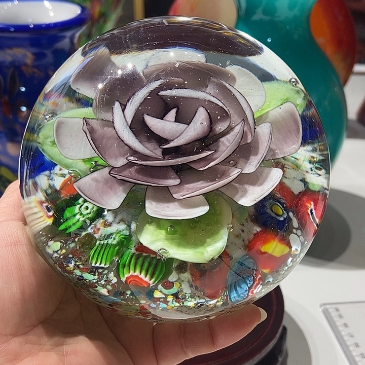 琉璃纯手工扎花花球